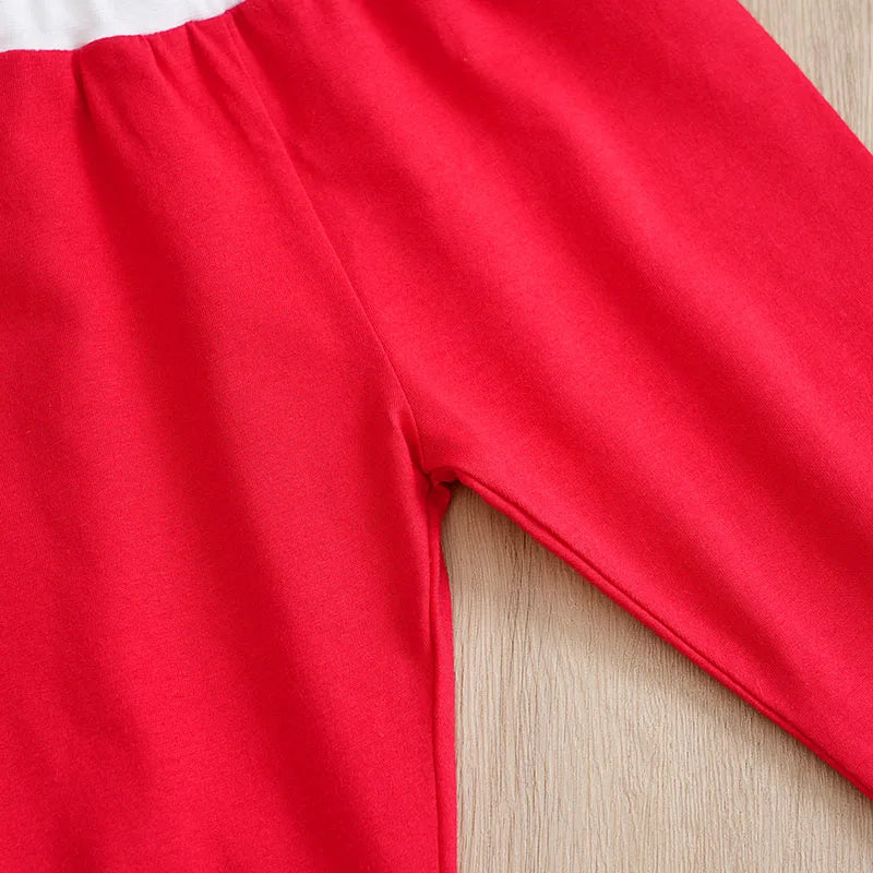 Santa Red Unisex Baby Outfit Set