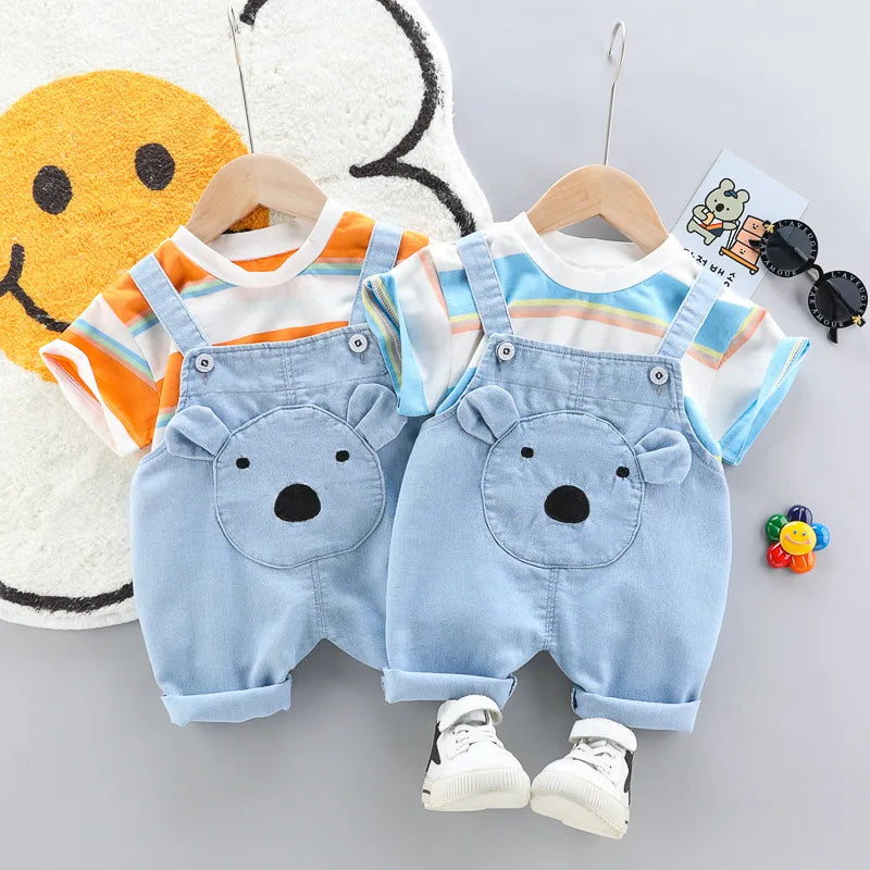 Denim Clothes Sets for baby boys