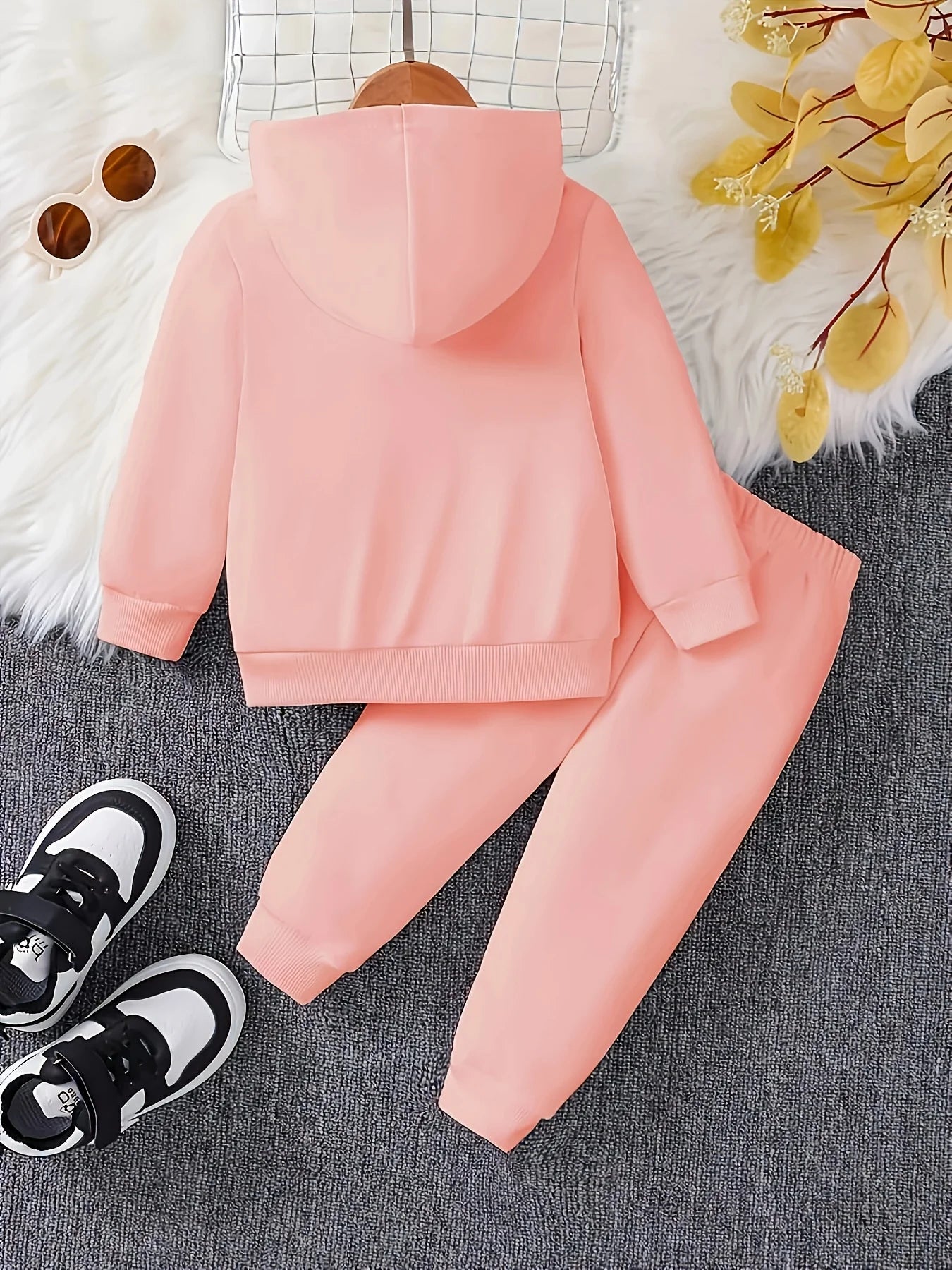 I Love Papa  Girls Hoodie Pants Set