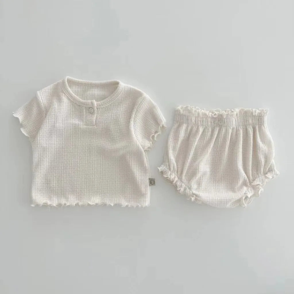 Short Sleeve Clothes Set for Baby Girl