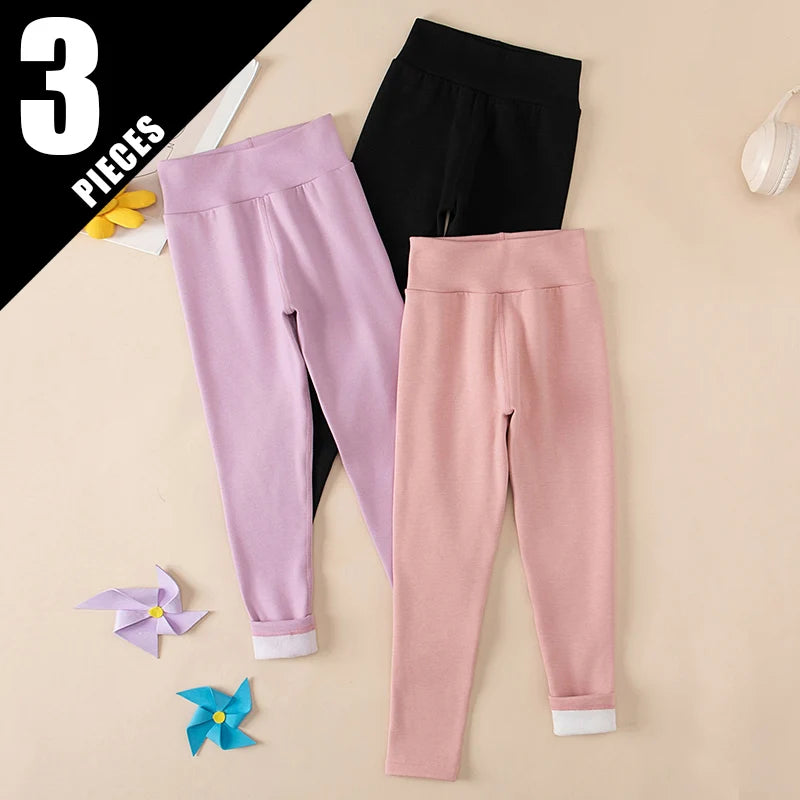Kids Winter High Waist Leggings