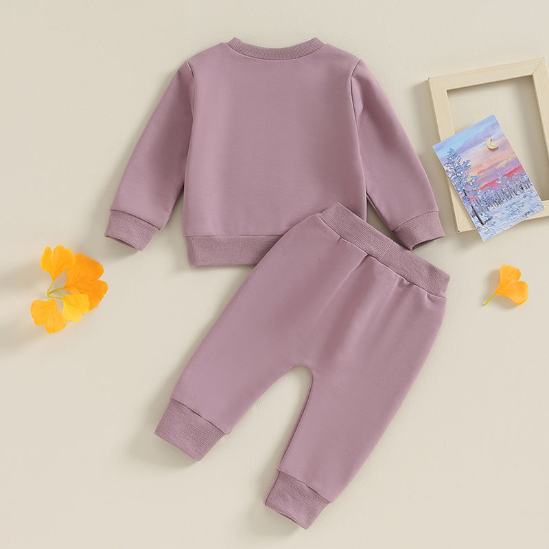 MOMSTAG Baby Girls Fall Winter Sweatshirt Long Pant