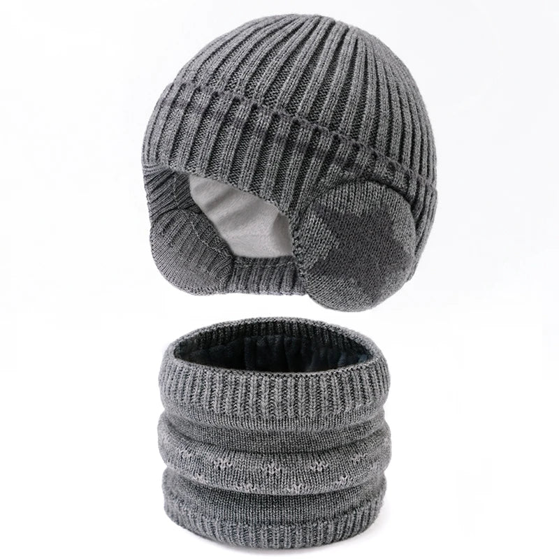 Kids Winter Hat & Scarf Set 3–12Y