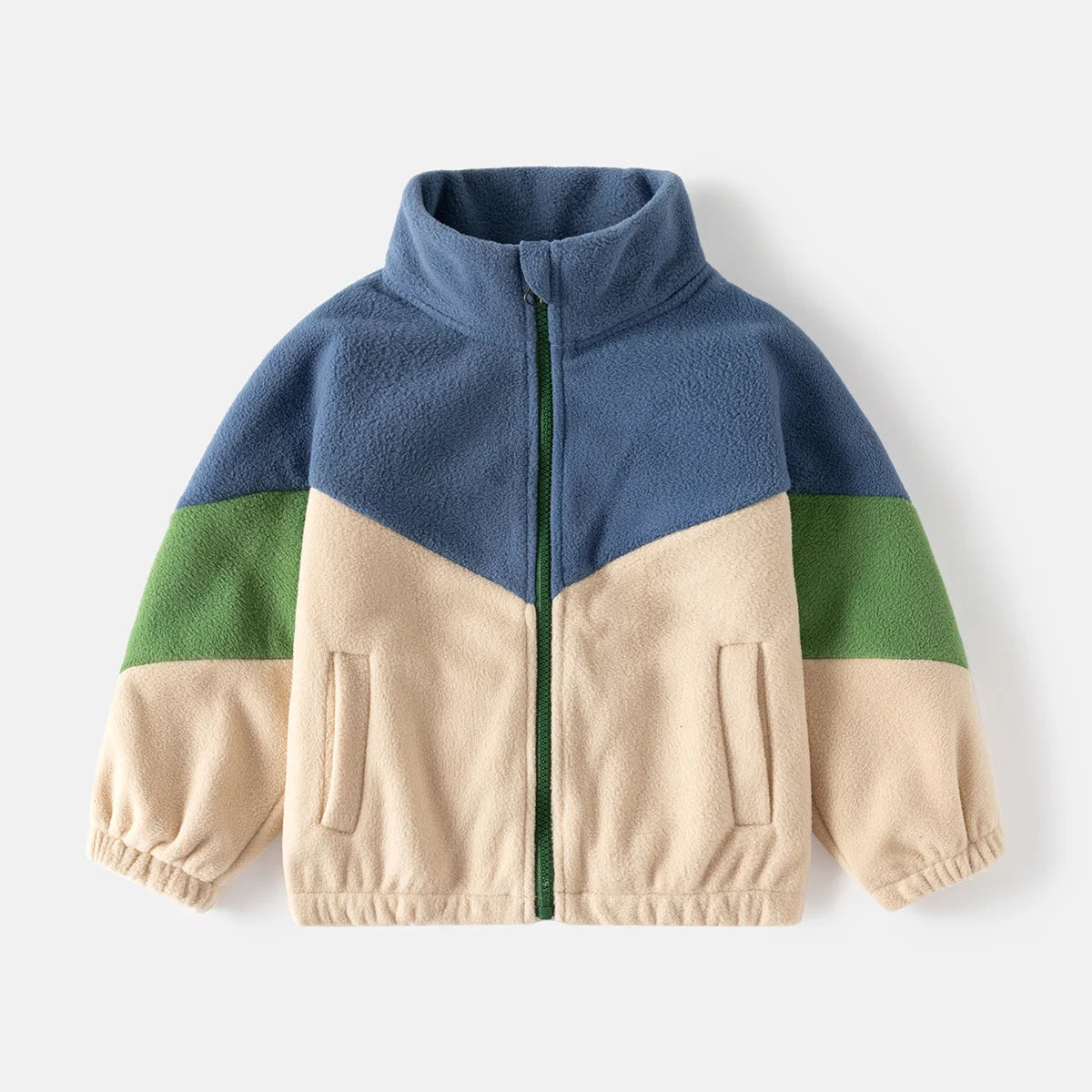 Kids Winter Three Tone Zip Jacket