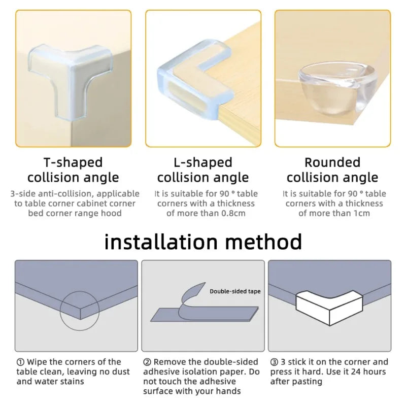 Baby Safety Silicone Furniture Corner Protector