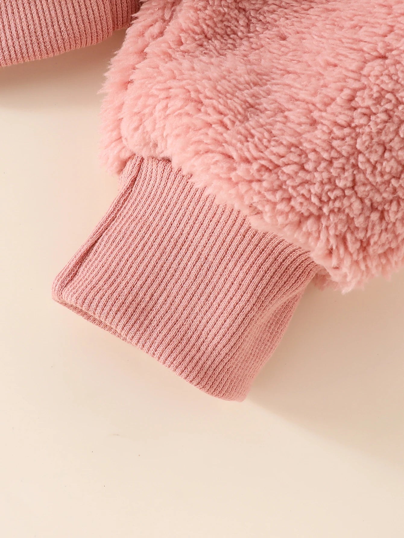 Baby Girl Cotton Heart Fuzzy Set