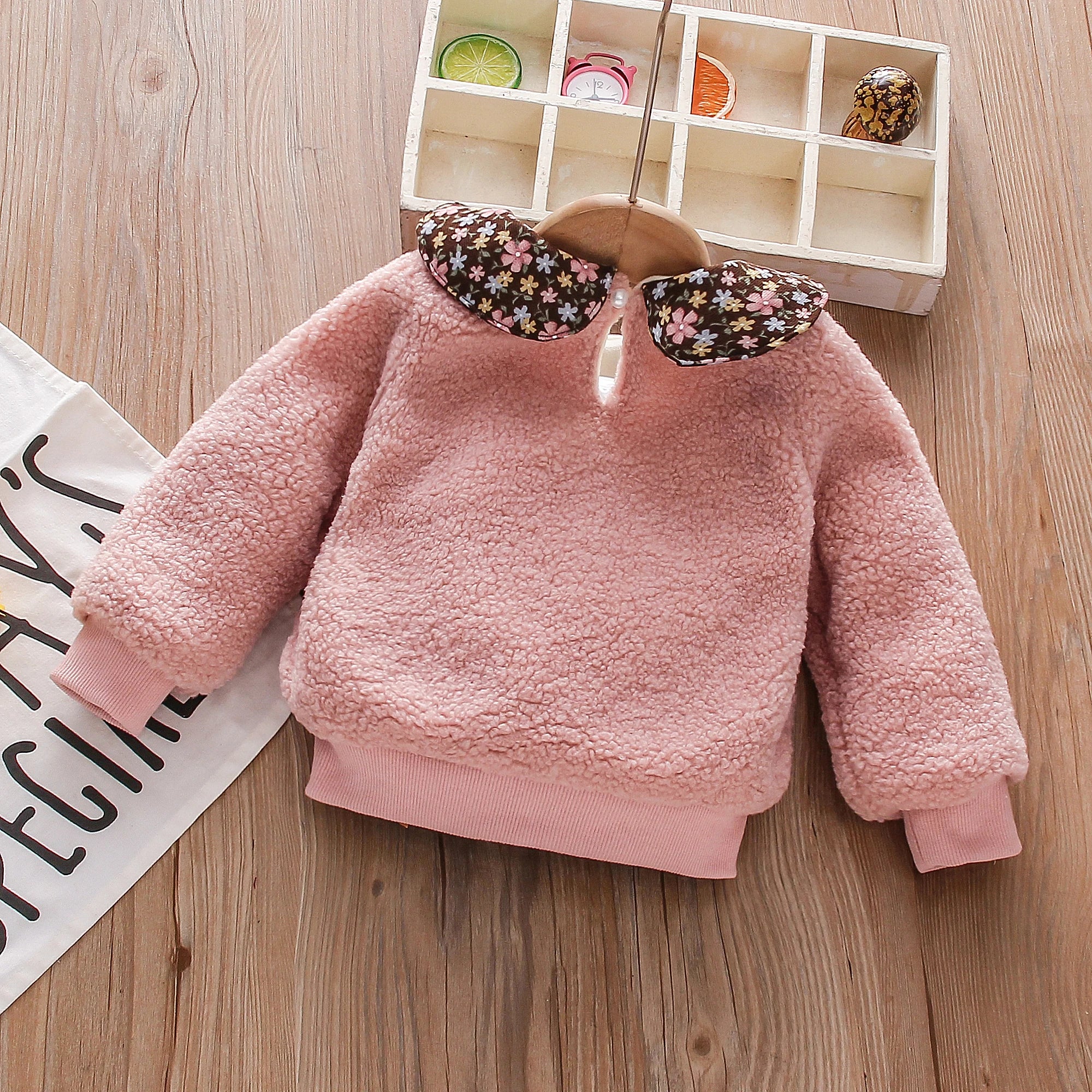 Little Bunny Lace Collar Long Sleeve