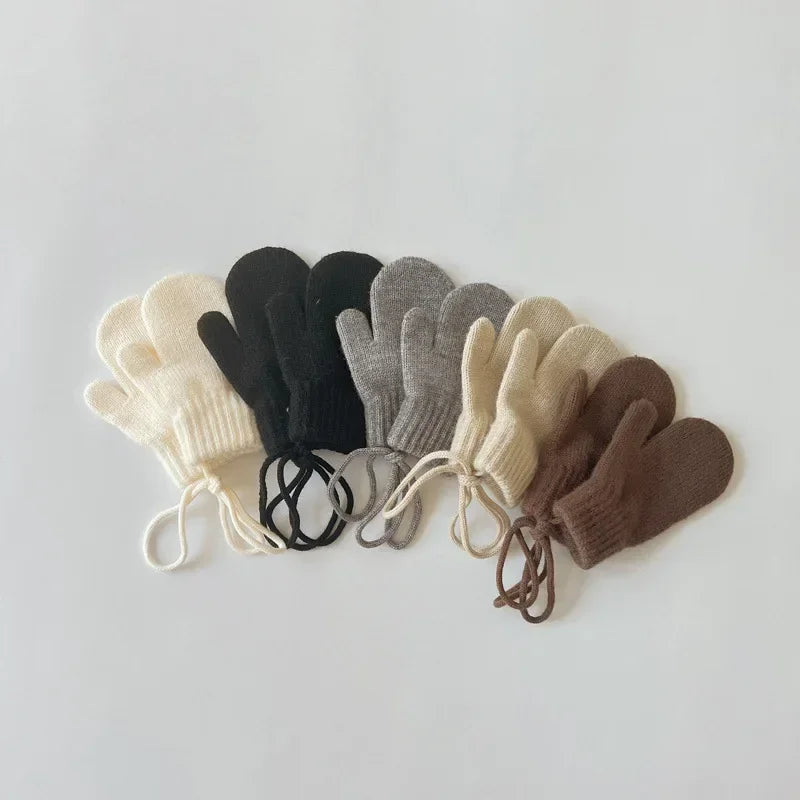 Kids Cashmere Mittens 1-4Y