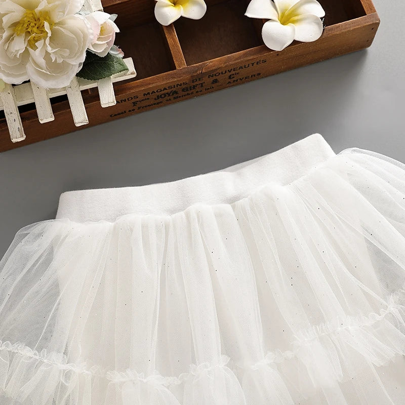 Frozen Elsa Tulle Leggings for Girls