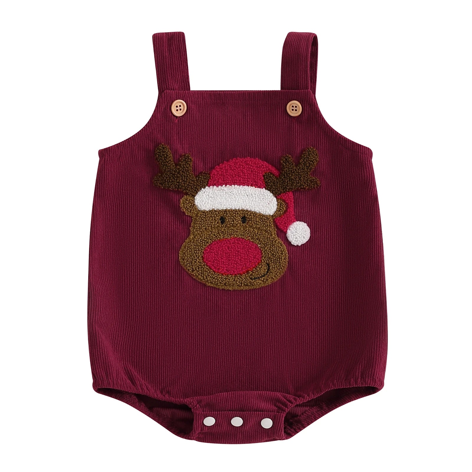Tiny Reindeer Corduroy Holiday Jumpsuit