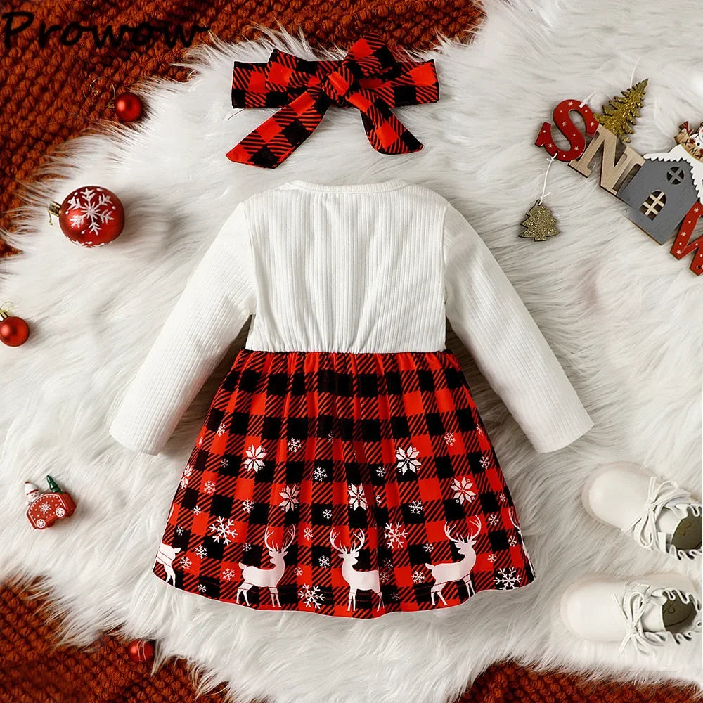 MOMSTAG Baby Girl Christmas Dresses