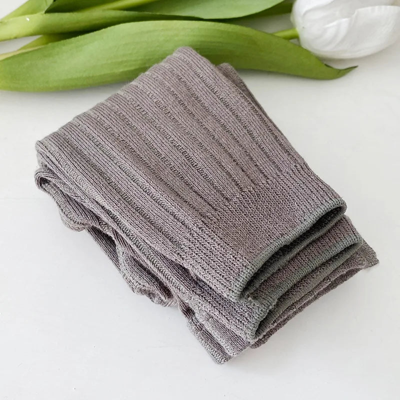 Baby Girls Ribbed Winter Leggings