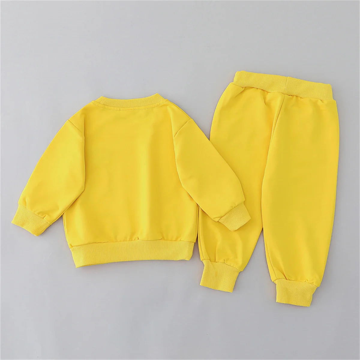 2PCS Children's Round Neck Long Sleeve and Pants