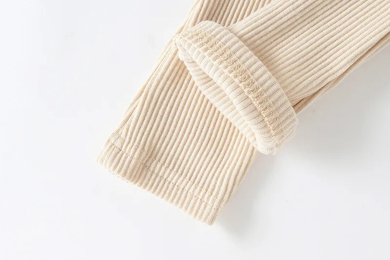 Seamless Soft Cotton Knit Pants for baby boys and girls