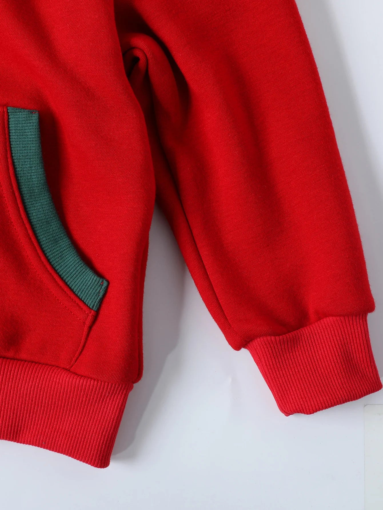 Christmas Red Snowflake Hoodie for Boys