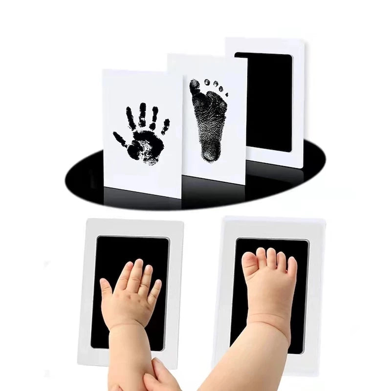 Newborn Baby DIY Hand And Footprint Kit Ink Pads for Photo Frame