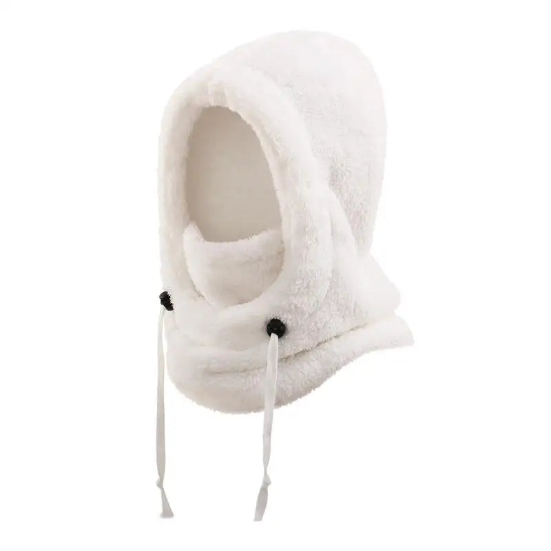 Kids Plush Balaclava Winter Hat Scarf