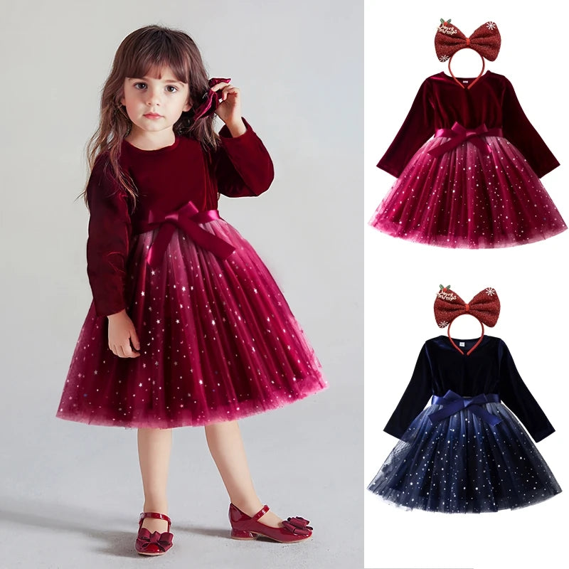 New Sequin Christmas Princess Dress