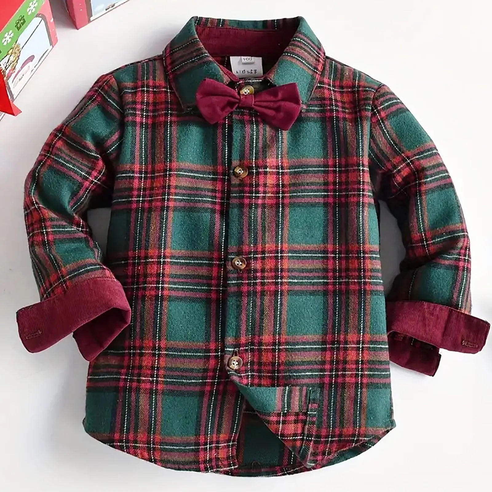 MOMSTAG Boys Christmas Style Gentleman Outfit