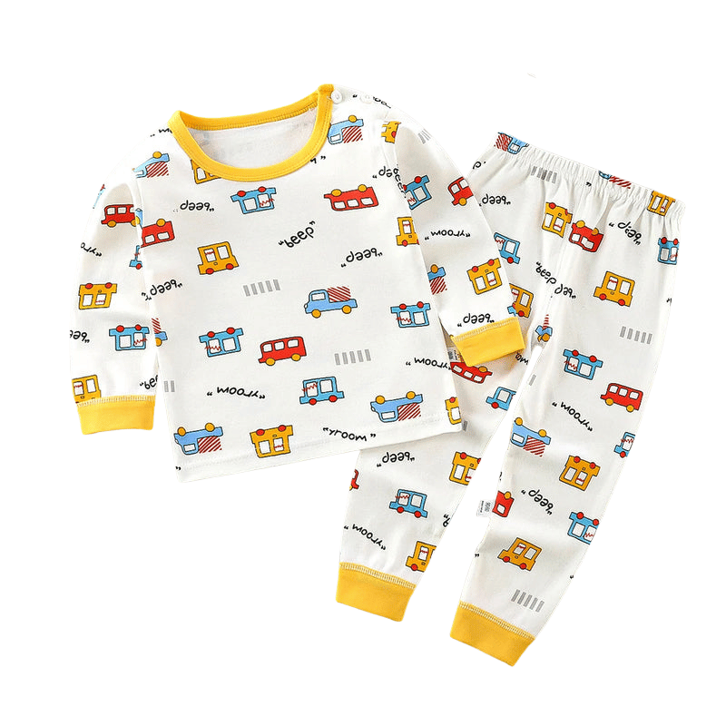 Cars Cartoon Cute Kids Pajama Set for Boys