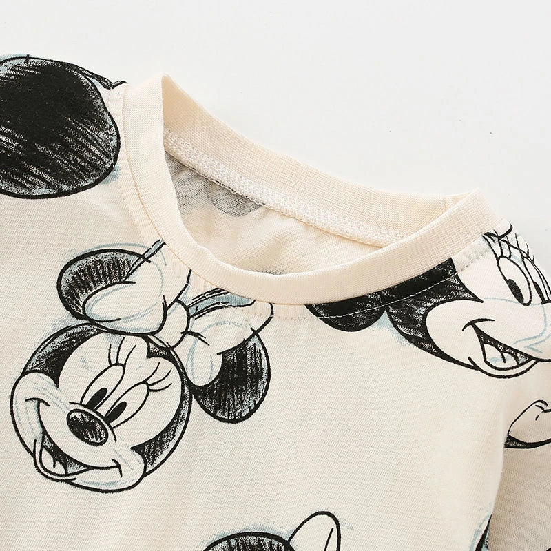 Kids Cotton Mickey Pajama Set